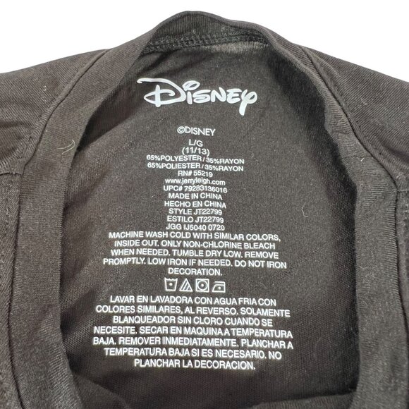 Disney 101 Dalmatians Dogs Front and Back Graphics T-Shirt L 11-13 Women Juniors - Picture 3 of 6